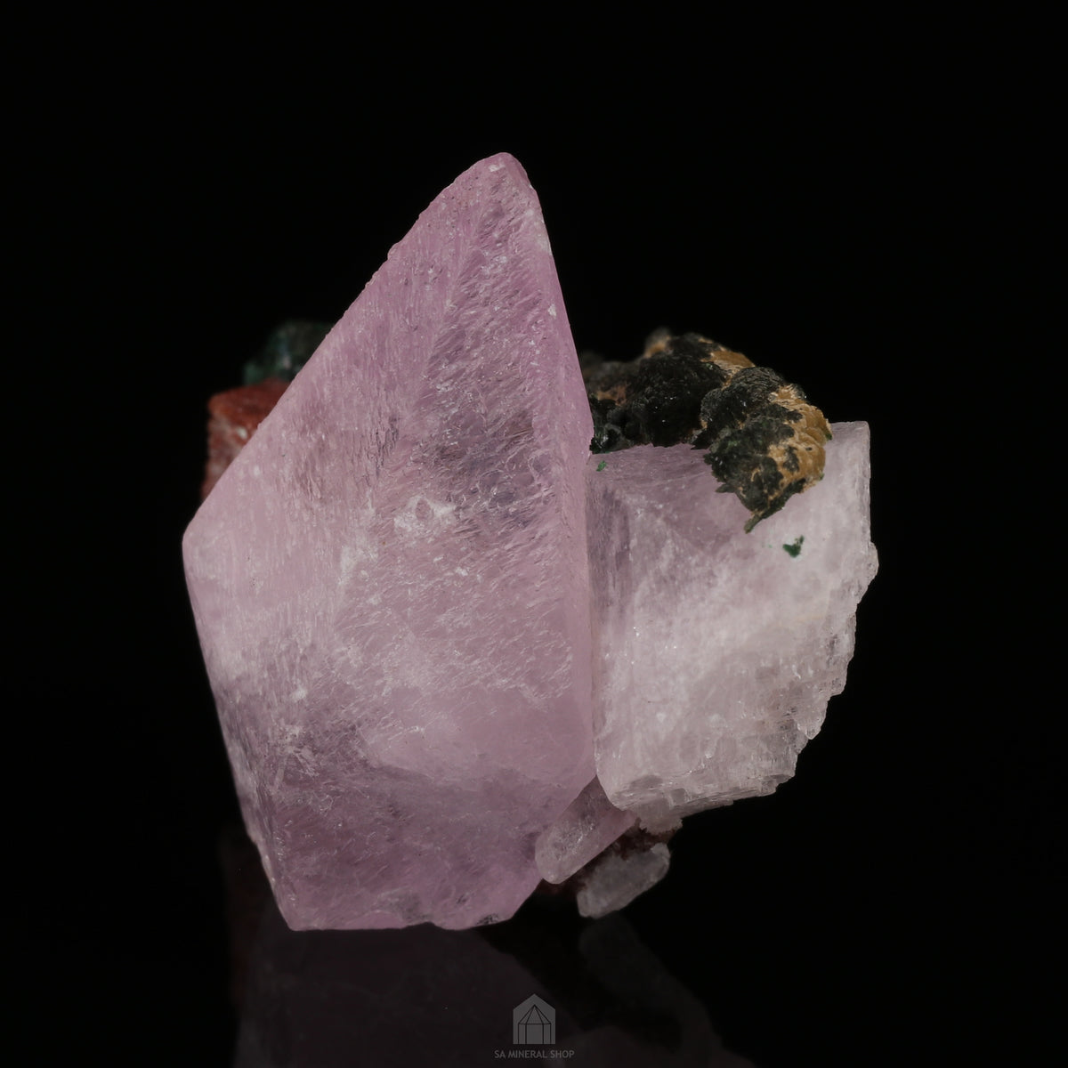Cobaltoan Calcite on Matrix
