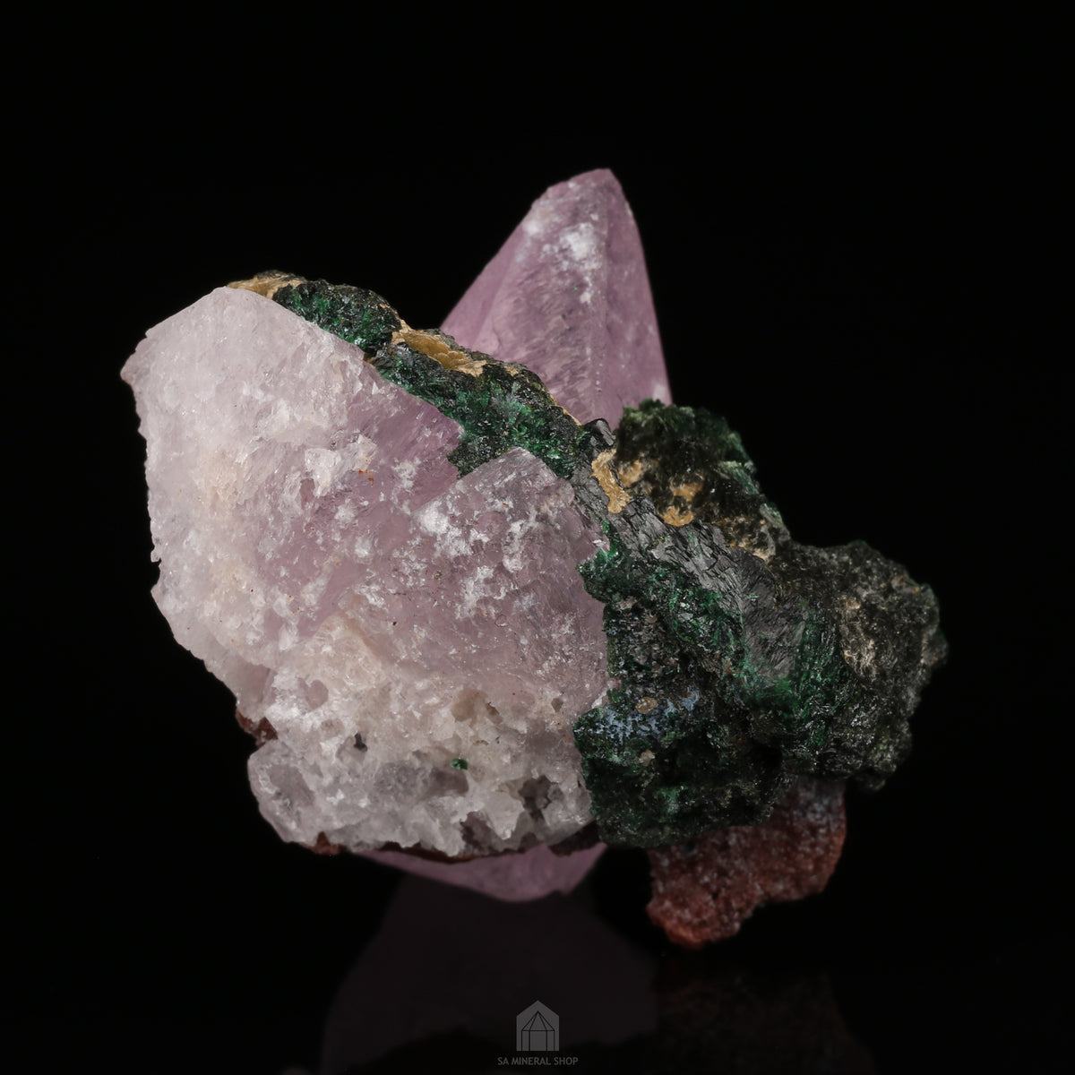 Cobaltoan Calcite on Matrix