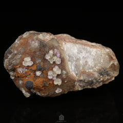 Fluorite on Quartz