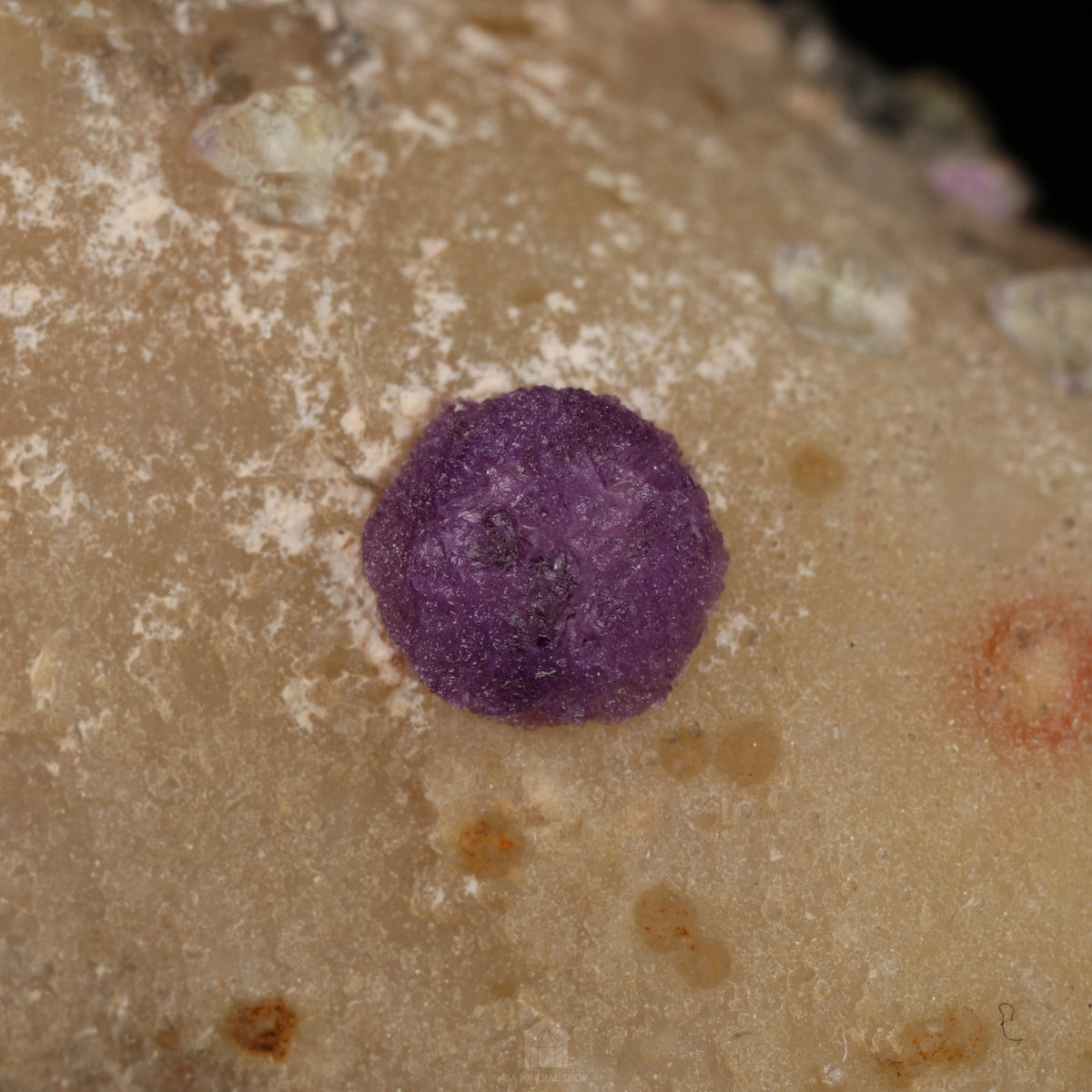 Fluorite on Quartz