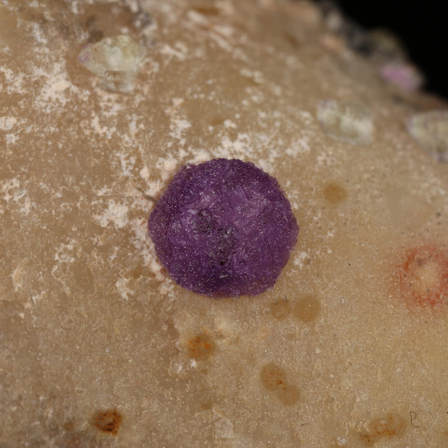 Fluorite on Quartz, Damaraland, Palmwag, Erongo, Namibia