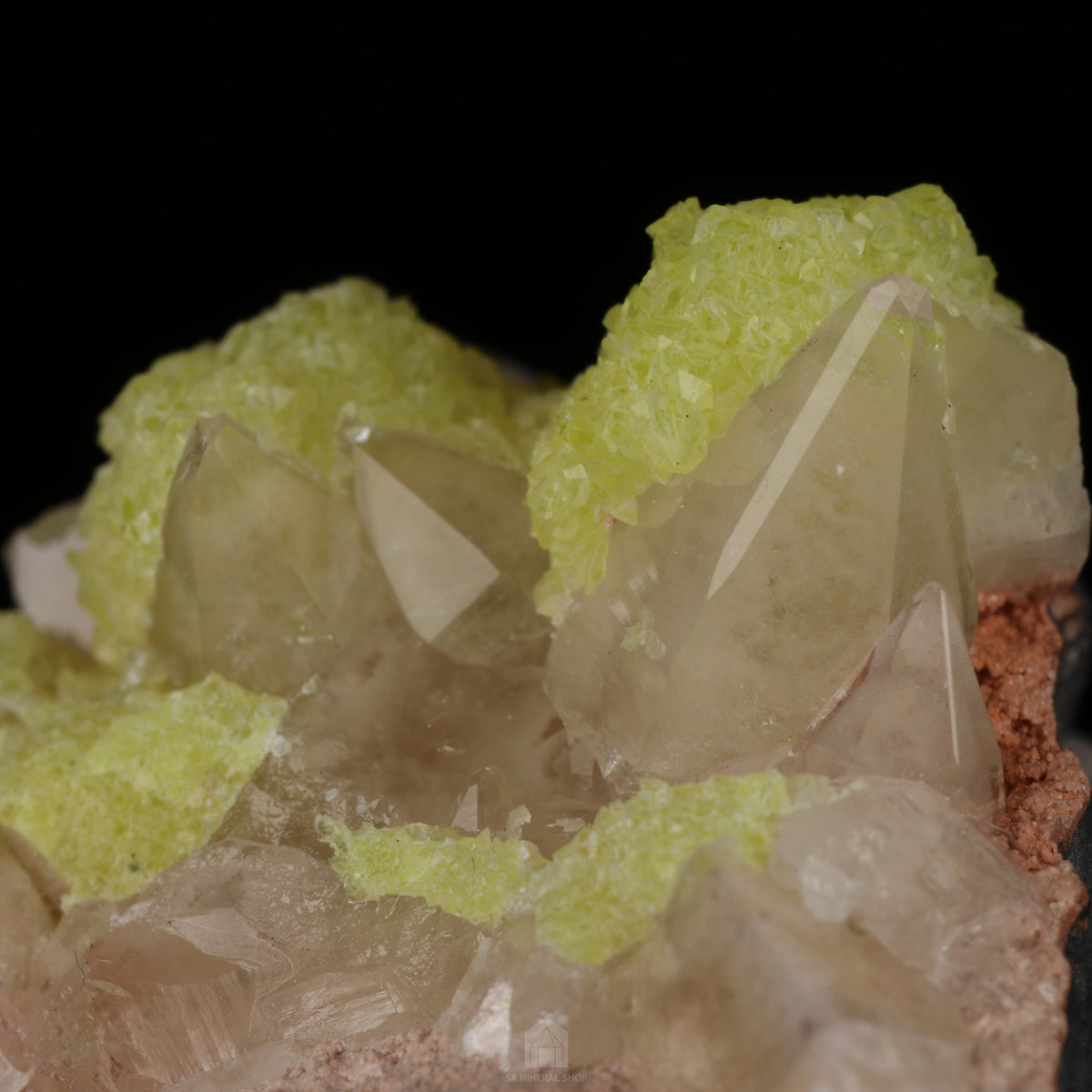 Ettringite & Calcite on Matrix