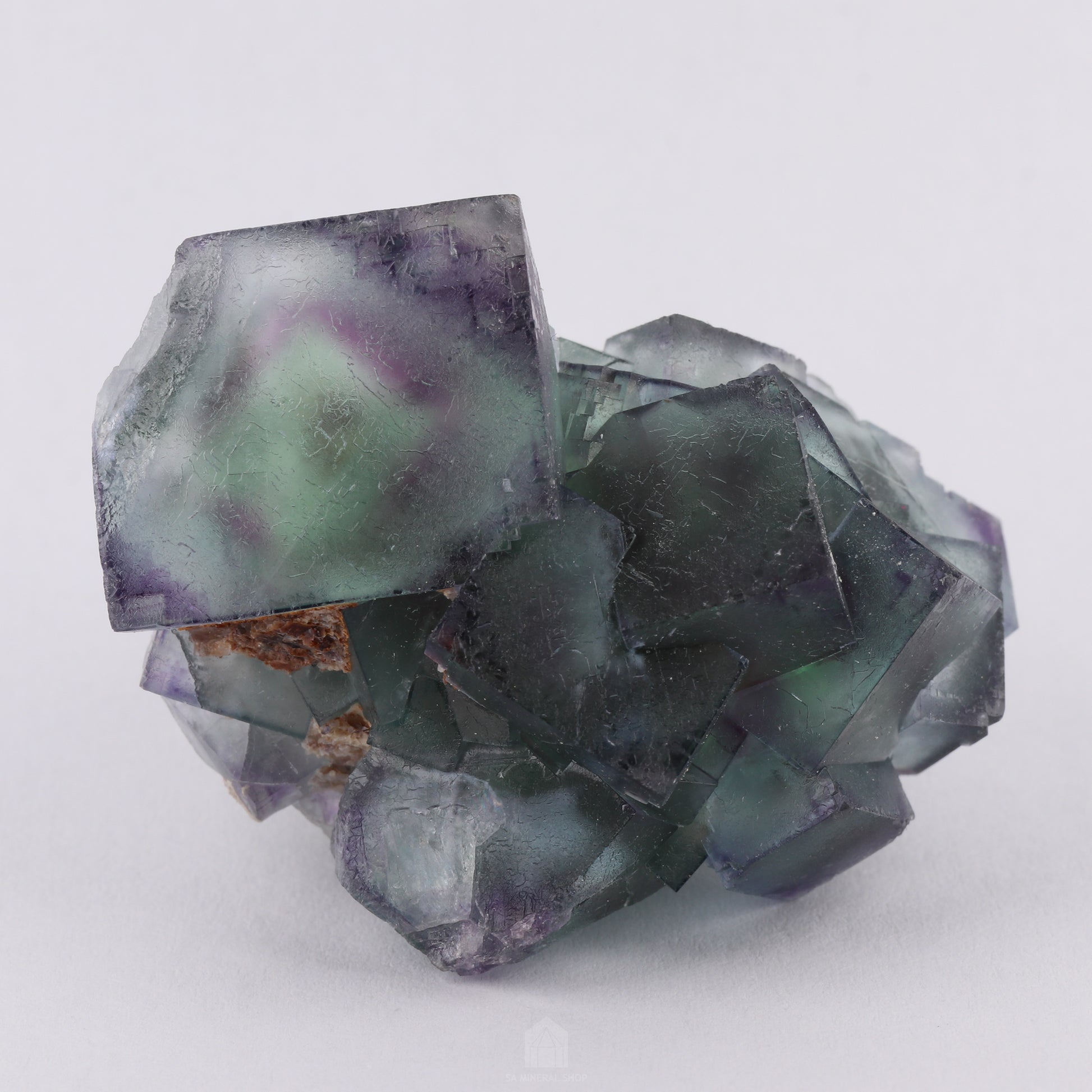 Fluorite Cluster Fluorite Purple Crystal Fluorite Cluster – SA