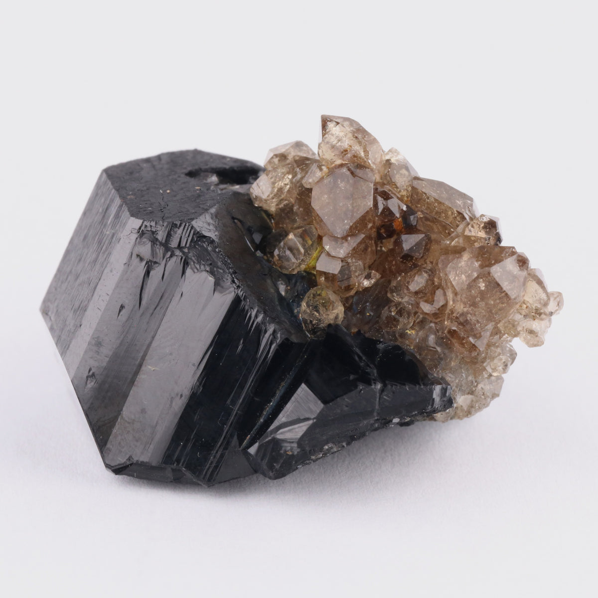 Quartz on Schorl - photo 4