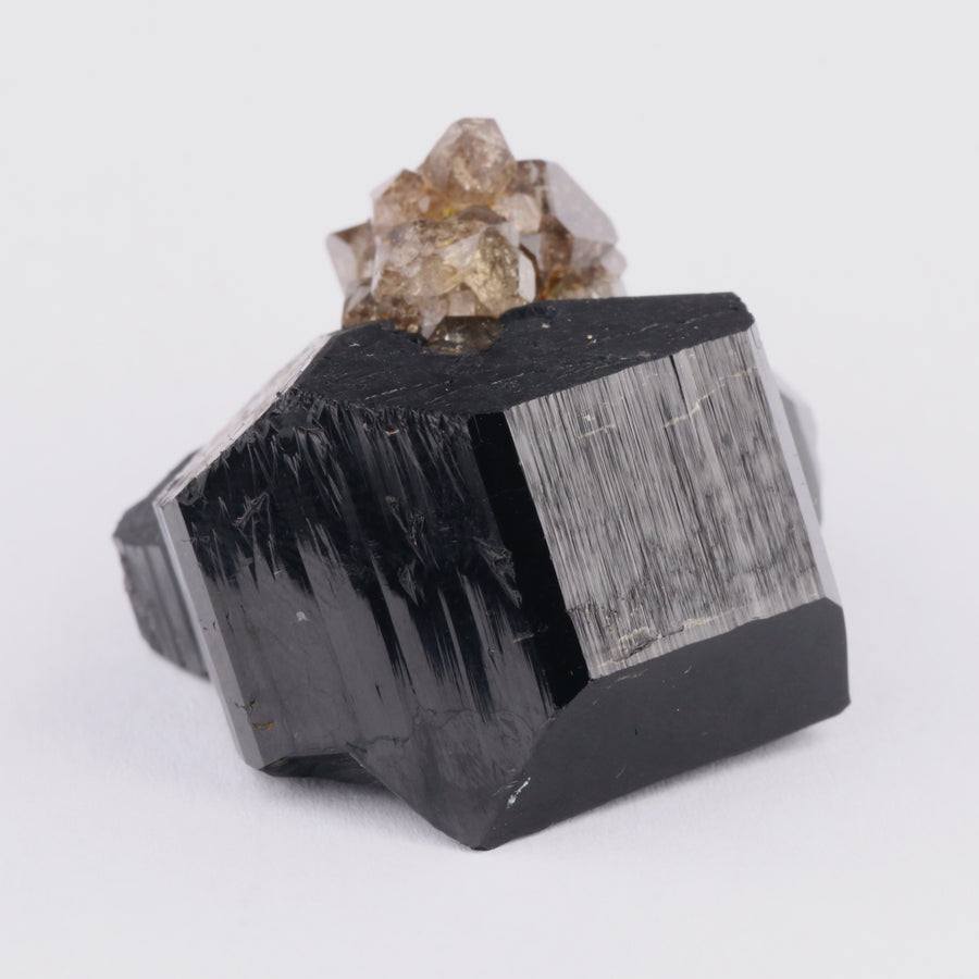 Quartz on Schorl - photo 1