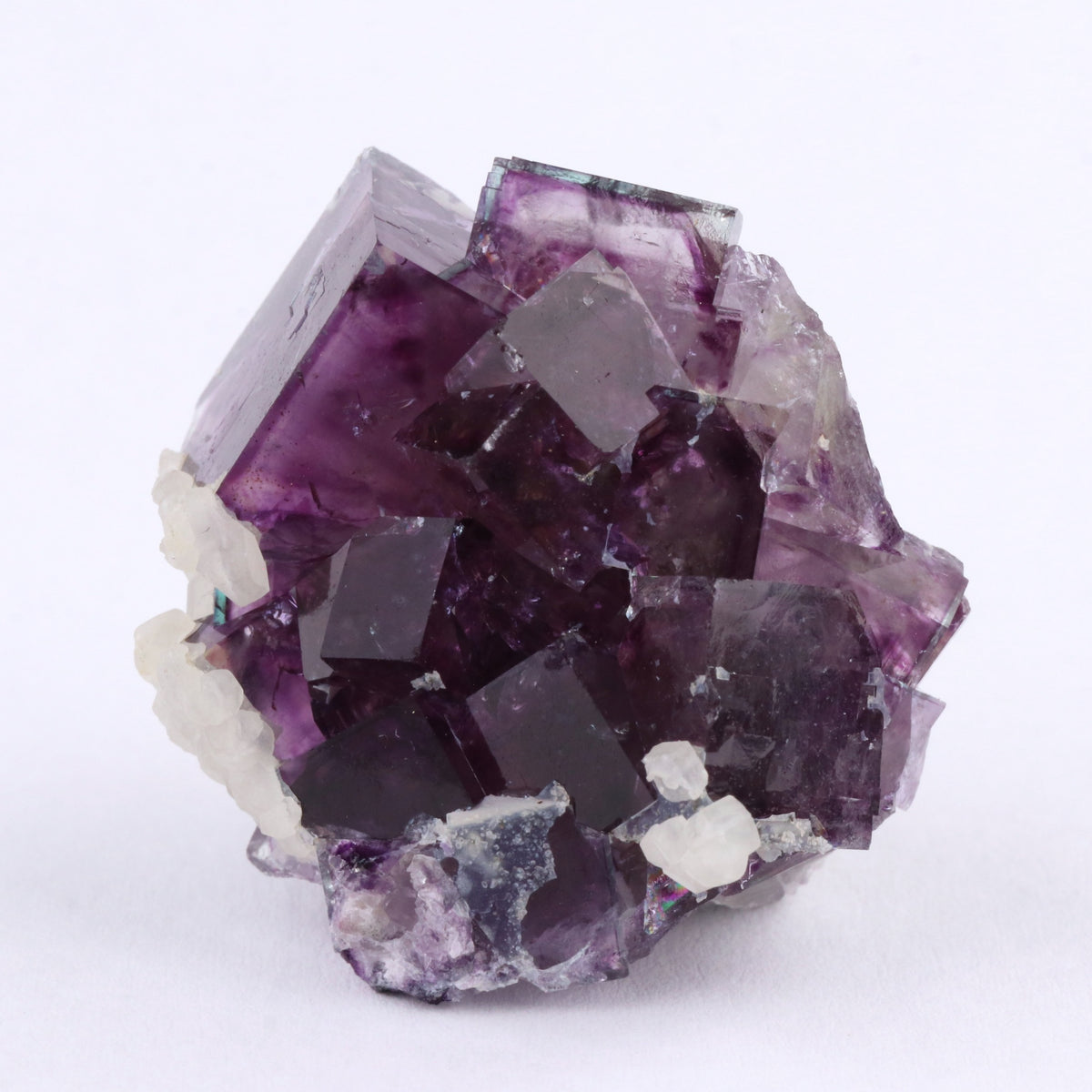 Calcite on Fluorite - photo 1