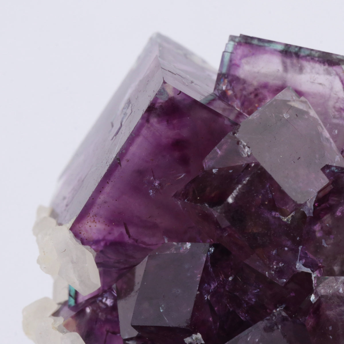 Calcite on Fluorite - photo 3