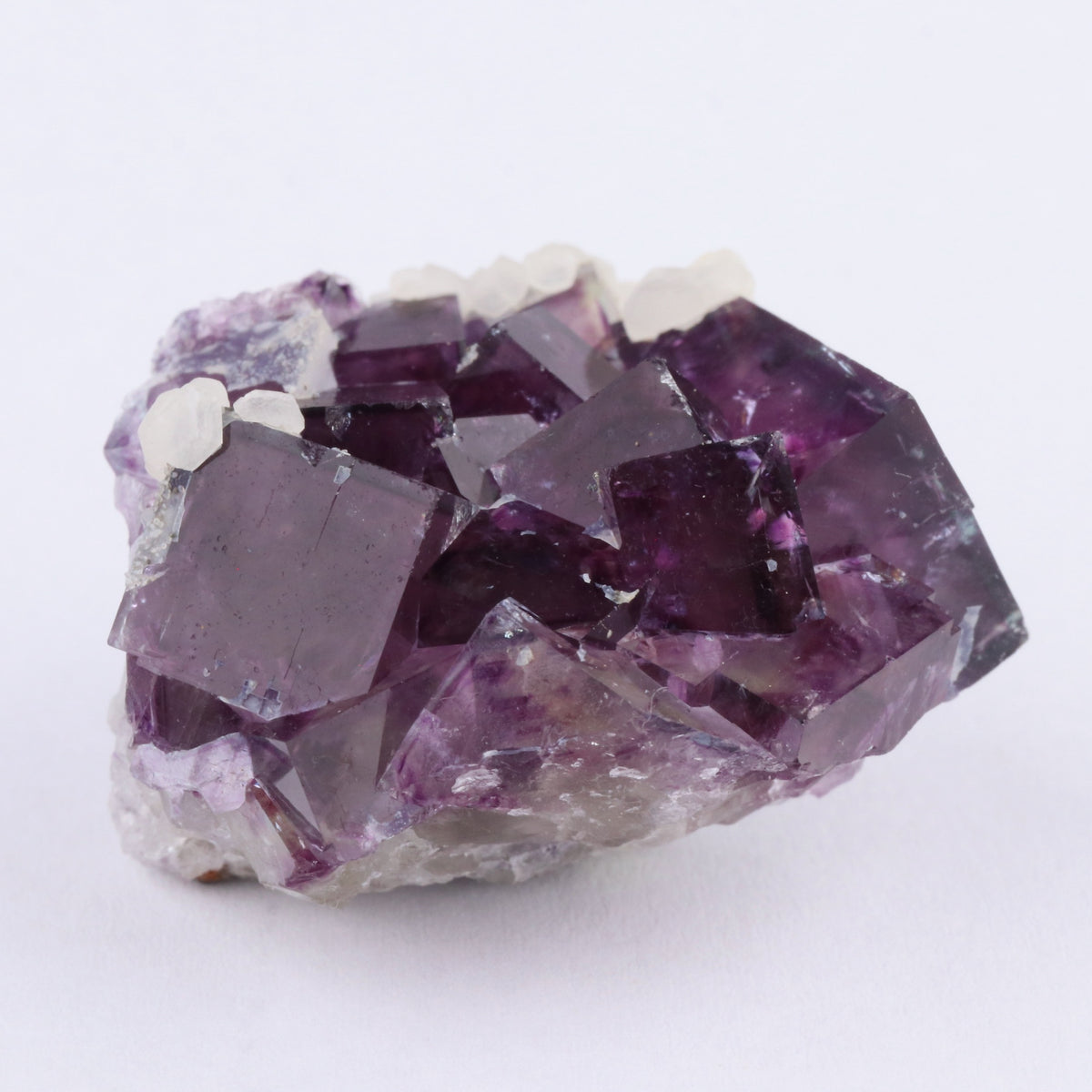 Calcite on Fluorite - photo 5