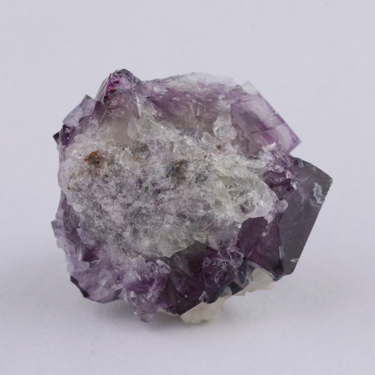 Calcite on Fluorite - photo 6