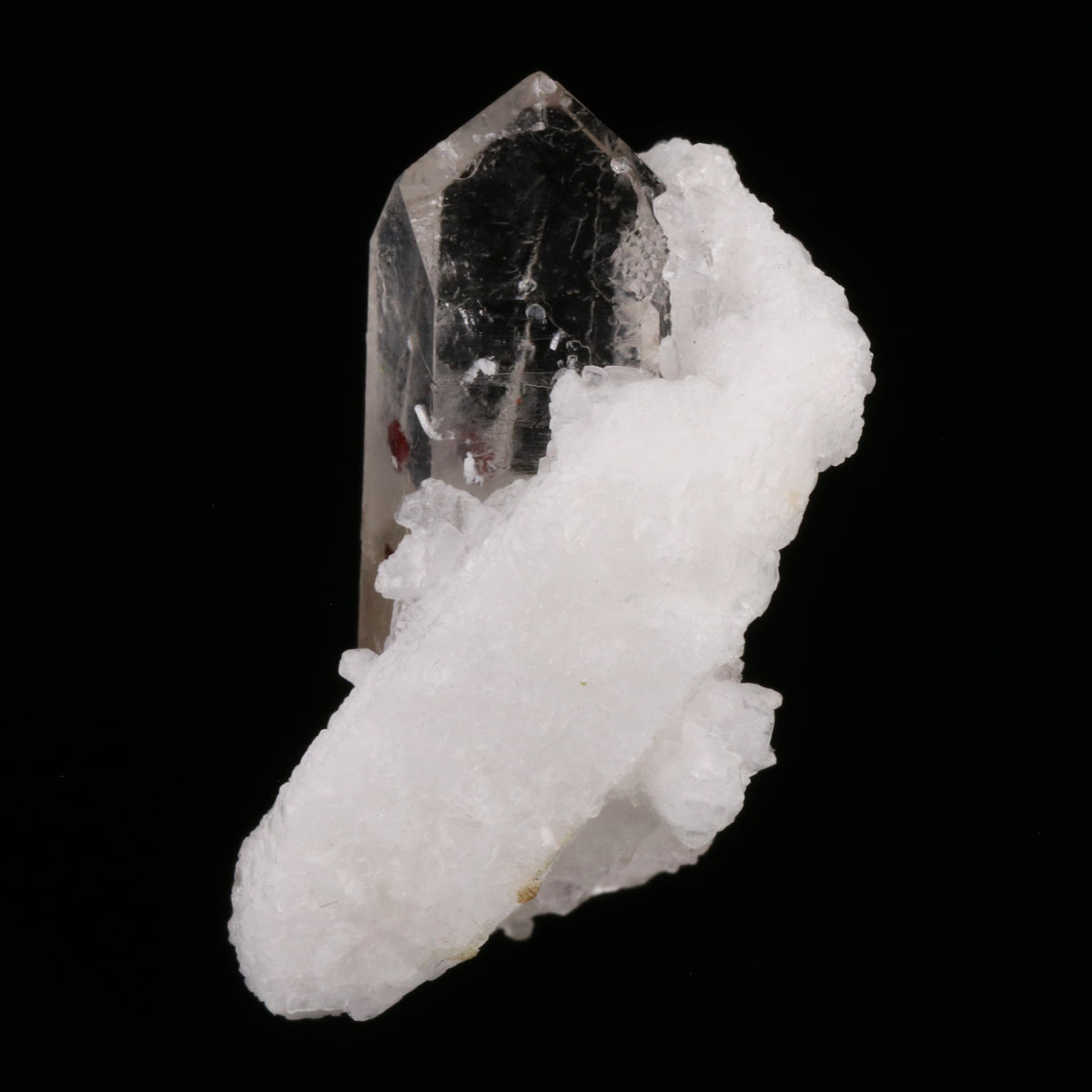 Apophyllite on Quartz - photo 3