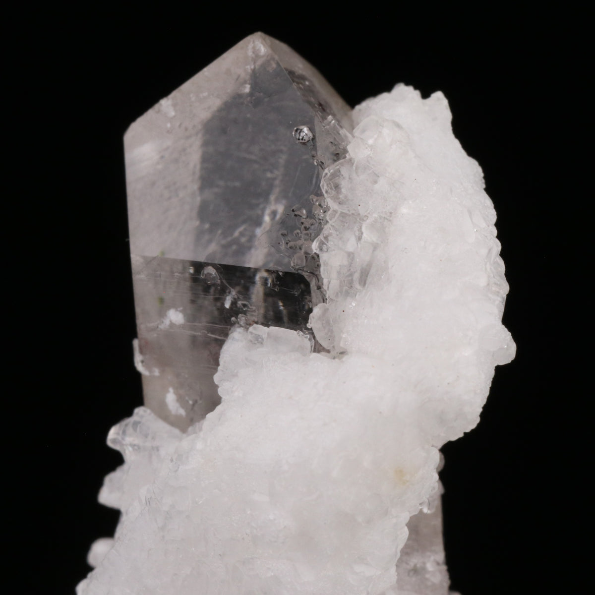 Apophyllite on Quartz - photo 4