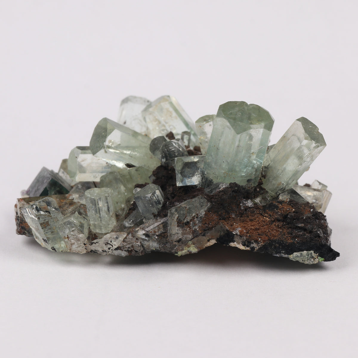 Aquamarine with Fluorite