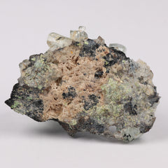 Aquamarine with Fluorite