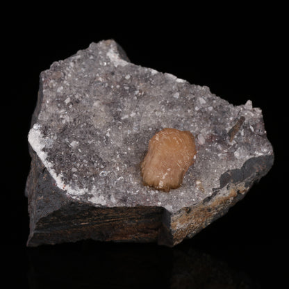 Olmiite, Calcite on Matrix