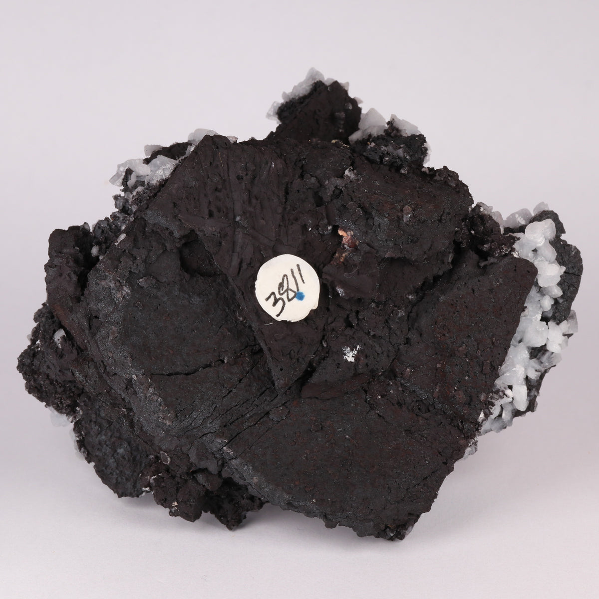Celestine, Calcite on Matrix