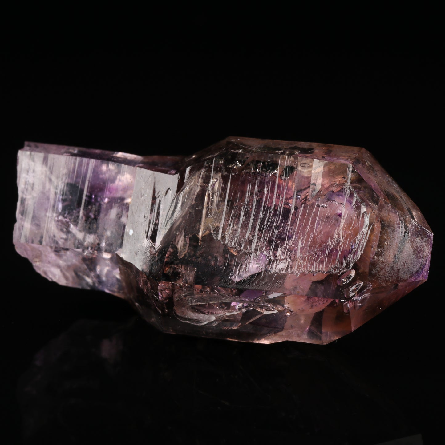 Enhydro Amethyst Smoky Quartz Sceptre, Gobobosebberge Mnt, Erongo, Namibia