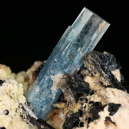 Aquamarine, Feldspar & Schorl