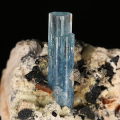 Aquamarine, Feldspar & Schorl