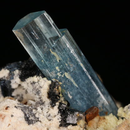 Aquamarine, Feldspar & Schorl