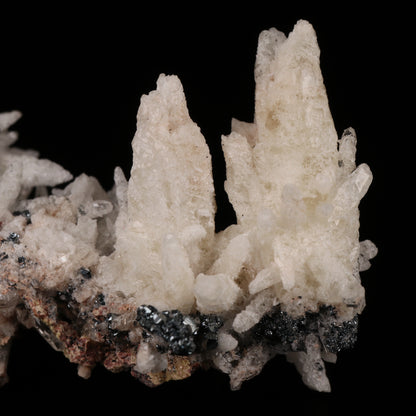 Hematite on Calcite with Andradite & Bementite