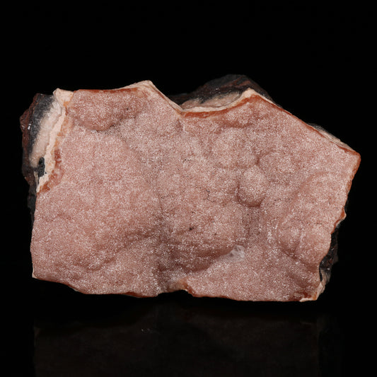 Rhodochrosite on Manganite