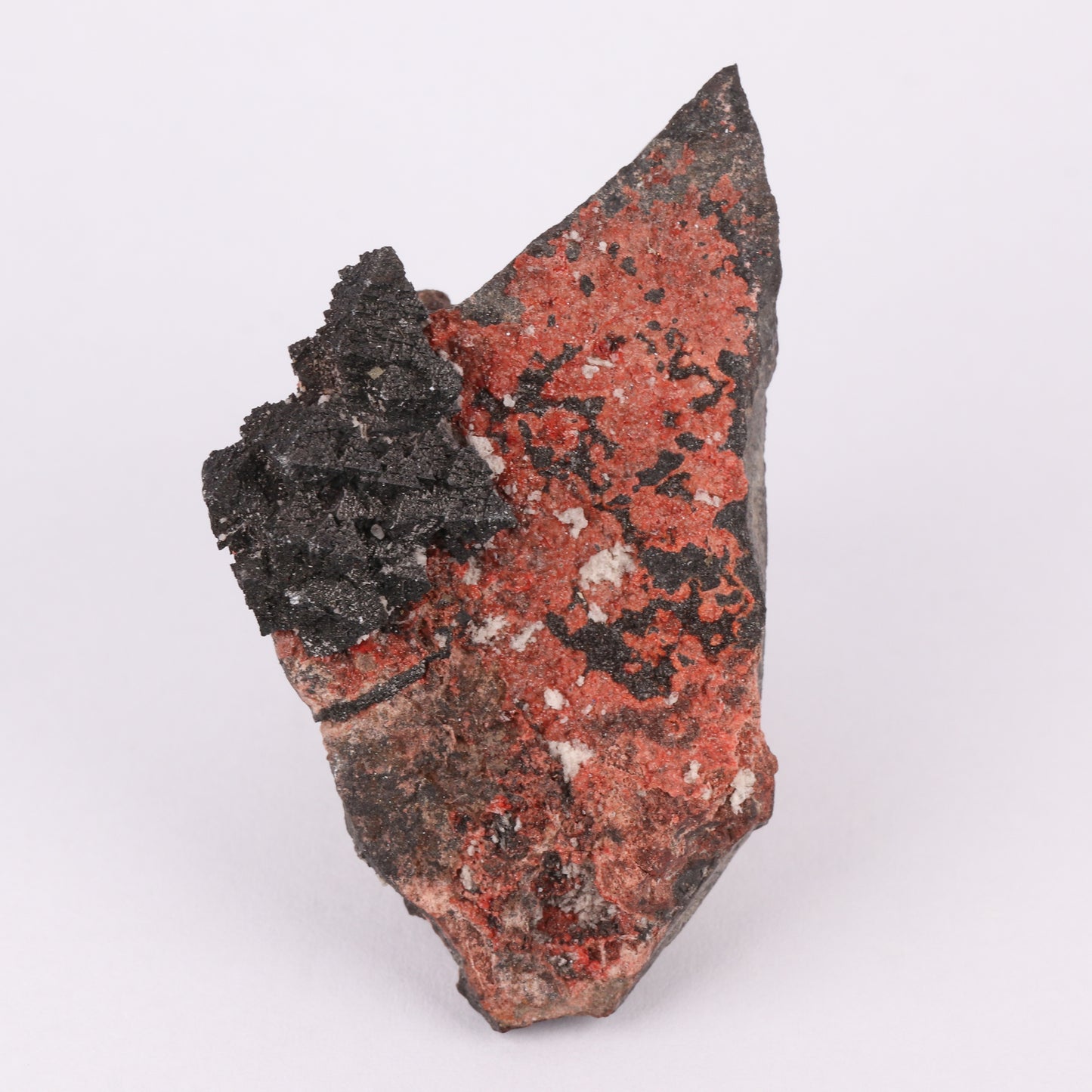 Hausmannite, Andradite Garnet on Matrix