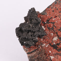 Hausmannite, Andradite Garnet on Matrix