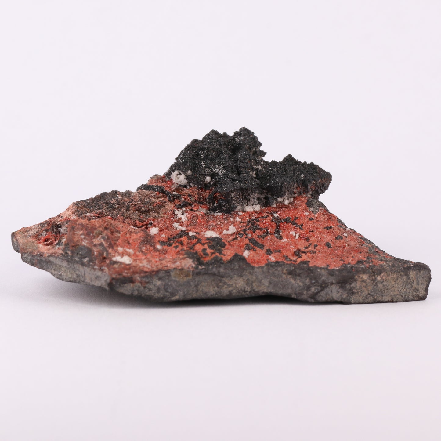 Hausmannite, Andradite Garnet on Matrix