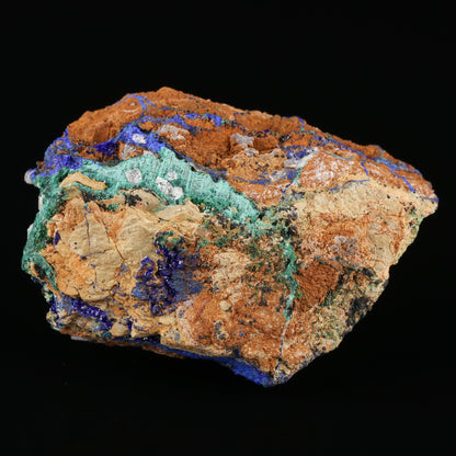 Cerussite on Malachite & Azurite