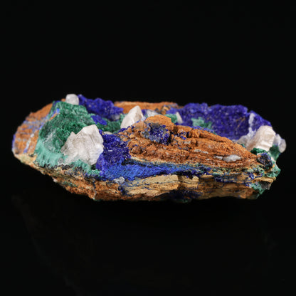 Cerussite on Malachite & Azurite
