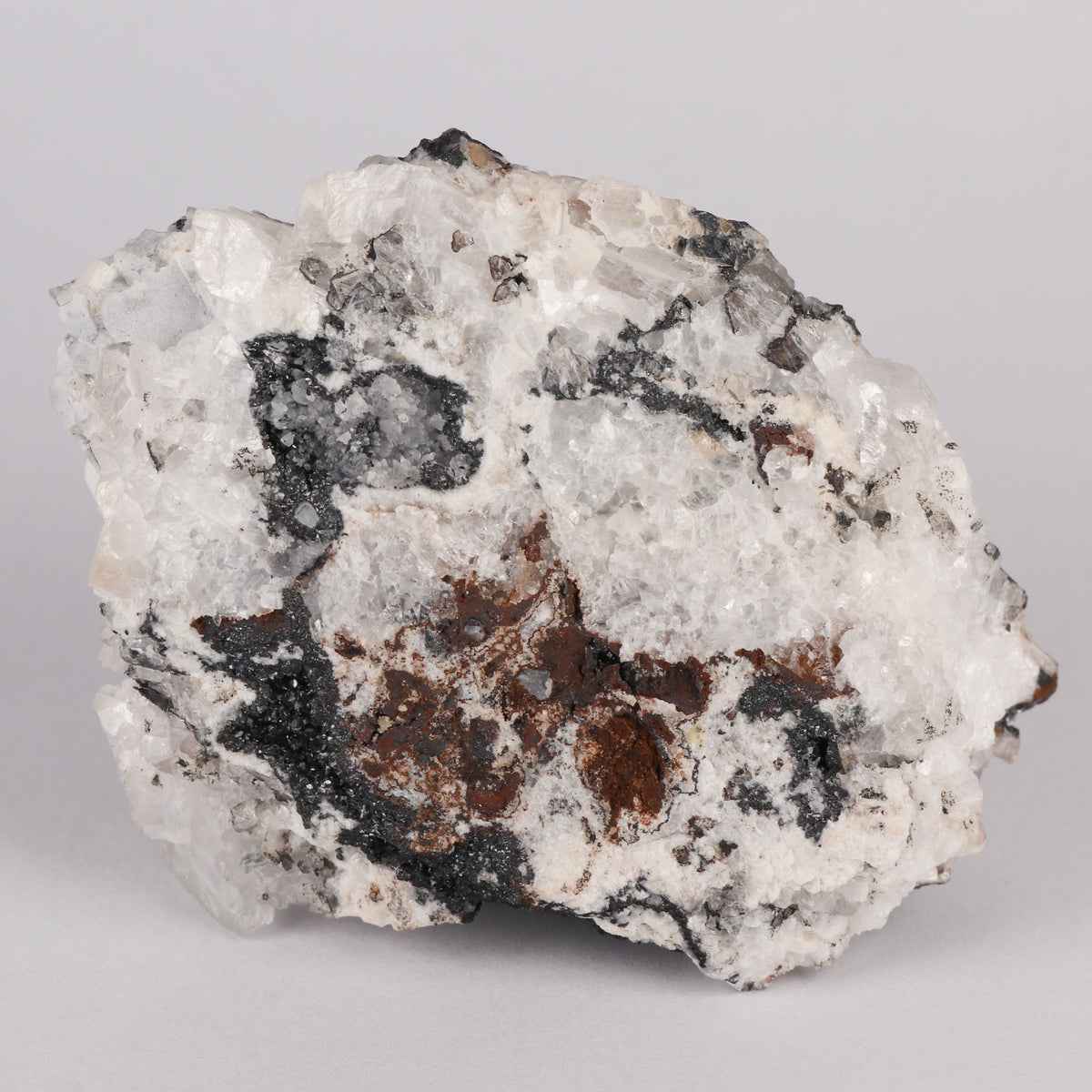 Manganite on Calcite