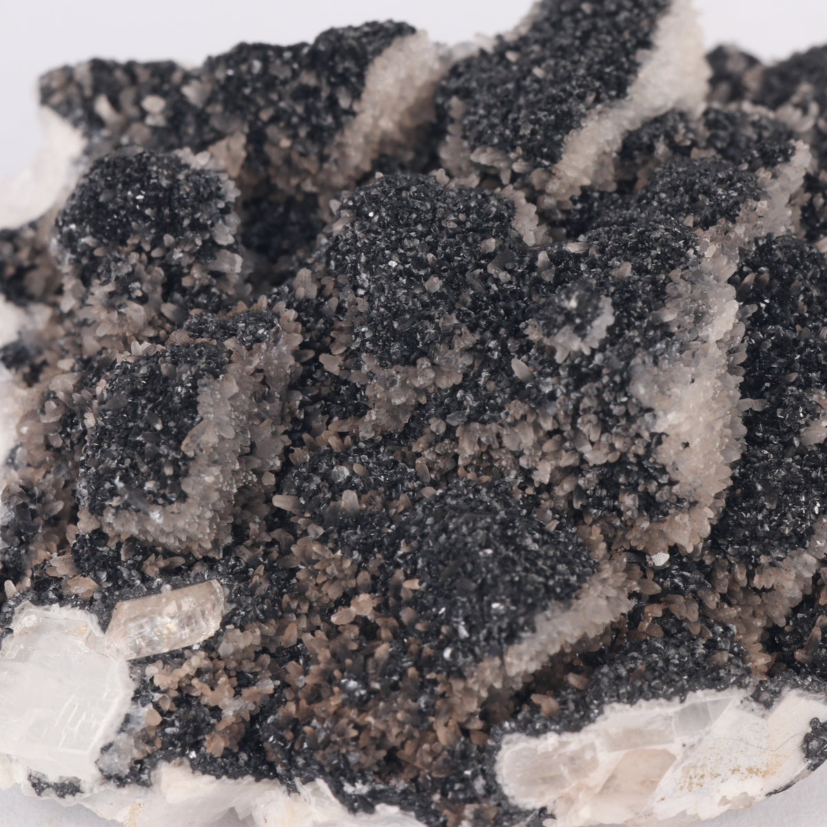 Manganite on Calcite