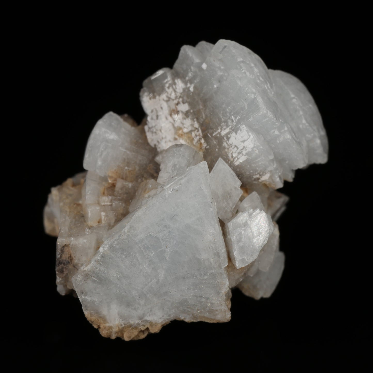 Celestine on Matrix, N'Chwaning II Mine, Kalahari Manganese Field, Northern Cape, South Africa.