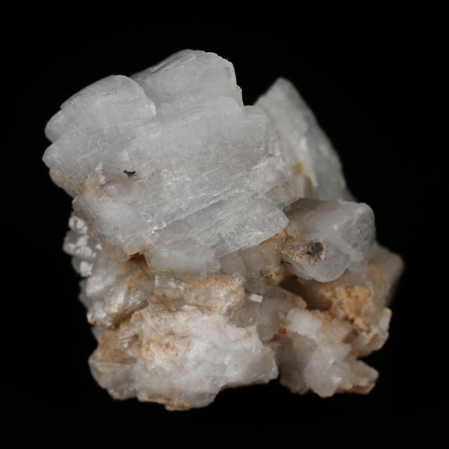 Celestine on Matrix, N'Chwaning II Mine, Kalahari Manganese Field, Northern Cape, South Africa.