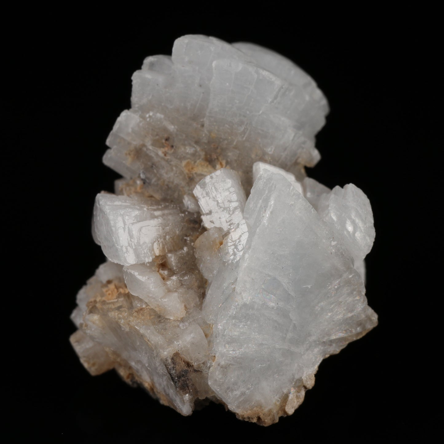 Celestine on Matrix, N'Chwaning II Mine, Kalahari Manganese Field, Northern Cape, South Africa.