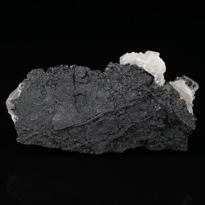 Calcite on Hausmannite
