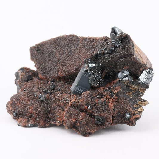 Hematite, Hausmannite & Andradite, N'Chwaning II Mine, Kalahari Manganese Field, Northern Cape, South Africa.