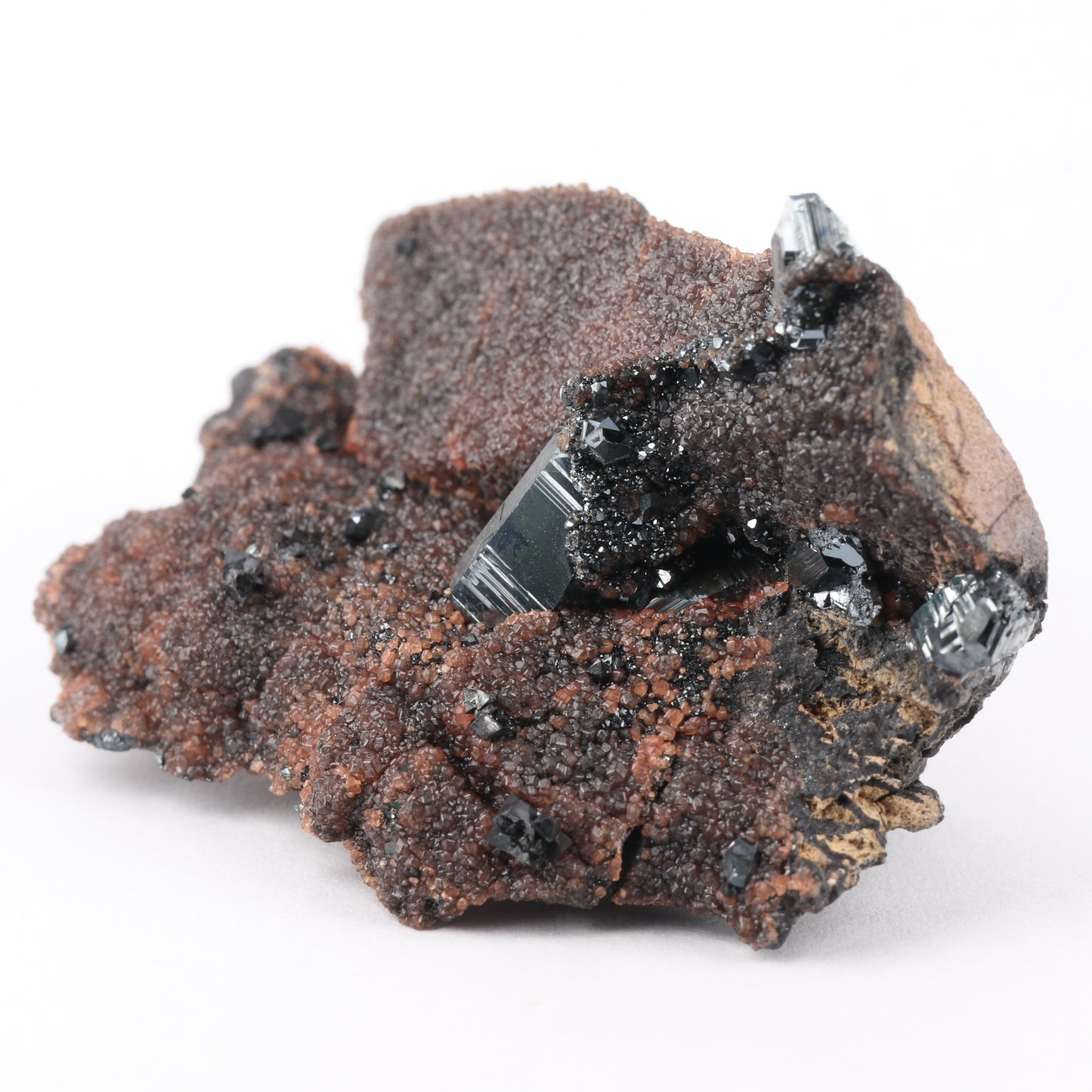 Hematite, Hausmannite & Andradite, N'Chwaning II Mine, Kalahari Manganese Field, Northern Cape, South Africa.