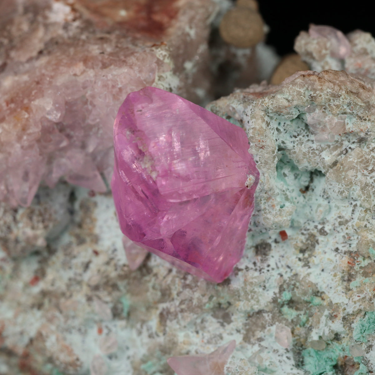 Cobaltoan Calcite, Kolwezite & Plancheite