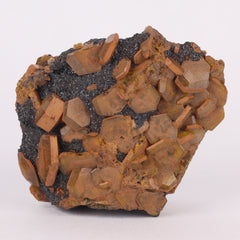 Sturmanite, Hematite on Matrix