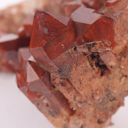 Red Hematite In Quartz