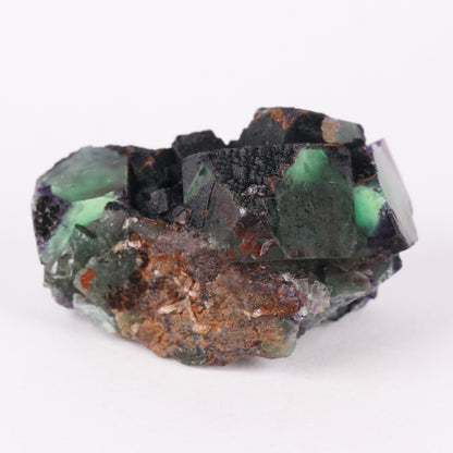 Goethite on Fluorite