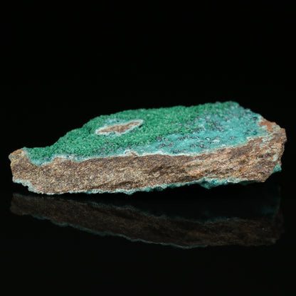 Herbertsmithsonite on Zincolibethenite with Pseudomalachite