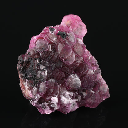 Heterogenite on Cobaltoan Calcite