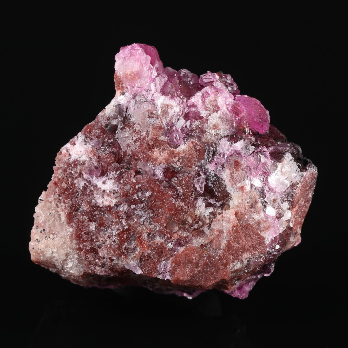 Heterogenite on Cobaltoan Calcite