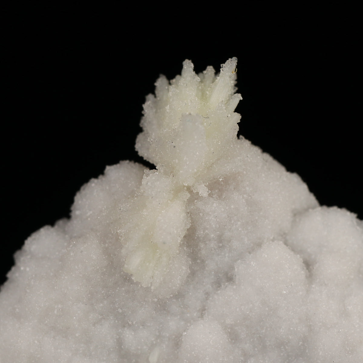 Quartz psm Hemimorphite