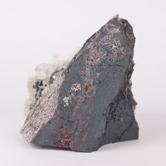 Calcite, Hematite on Matrix