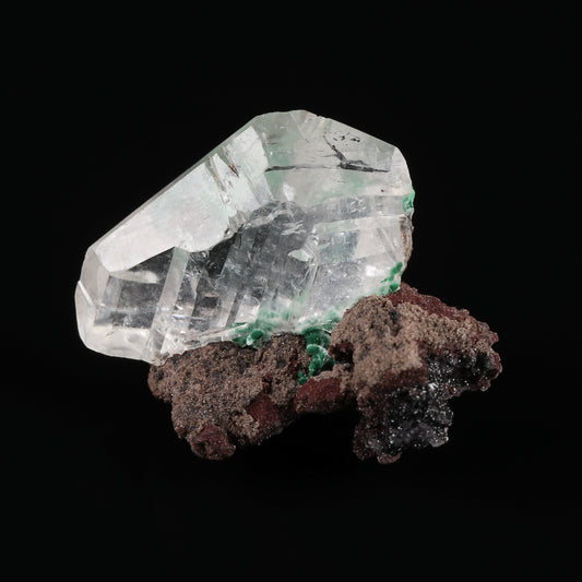Calcite with Malachite