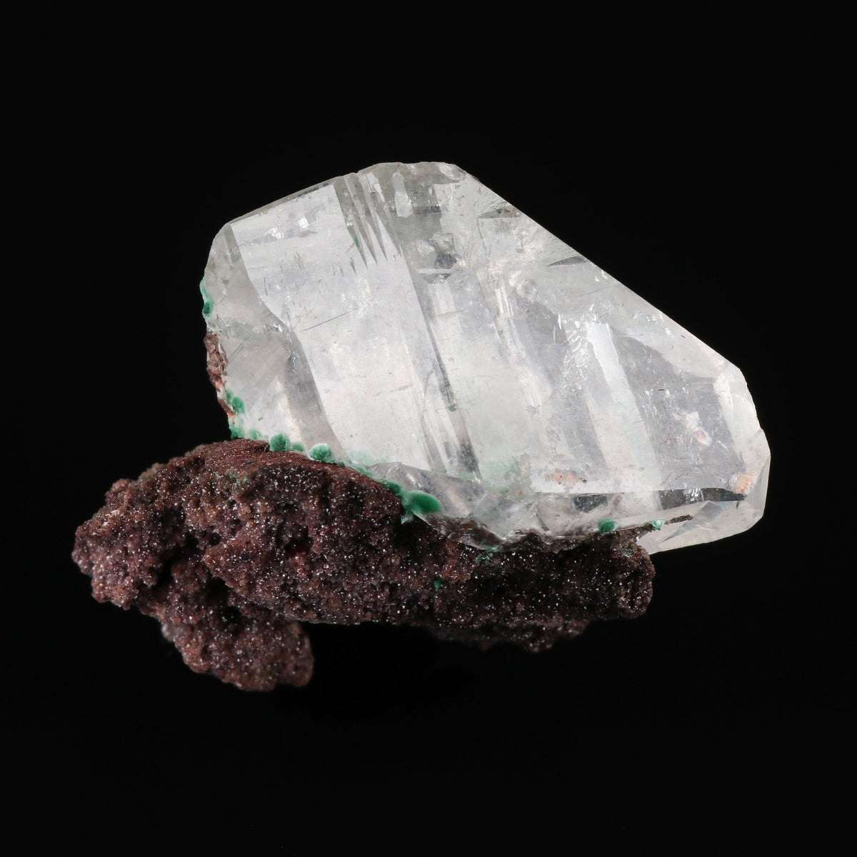 Calcite with Malachite