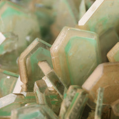 Malachte & Limonite In Baryte